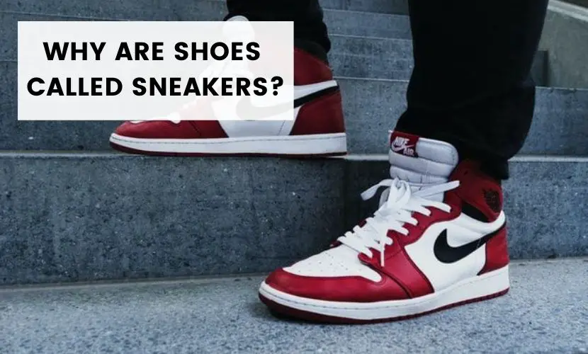 Why are shoes called sneakers