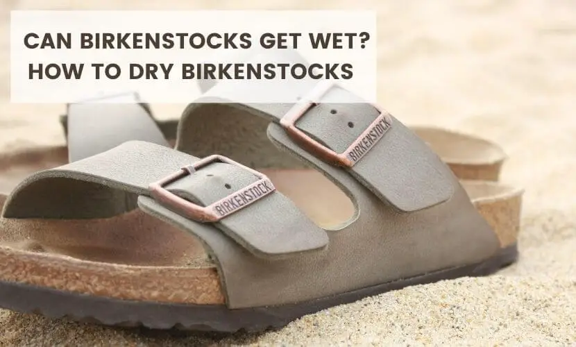 Birkenstocks in rain online