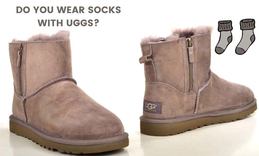 do you wear socks with uggs