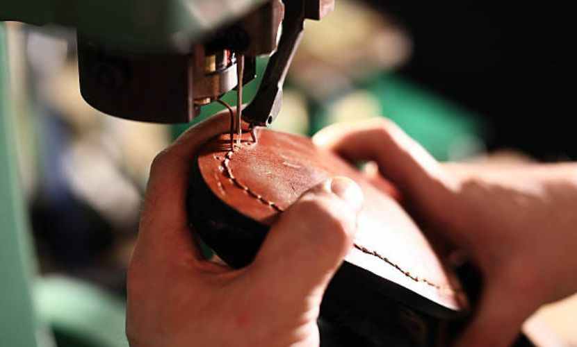 making of synthetic leather shoe