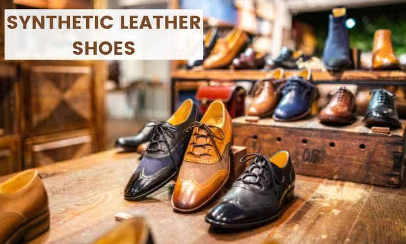 synthetic leather shoes
