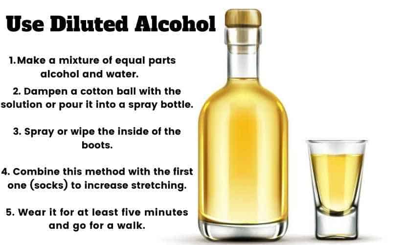use diluted alcohol