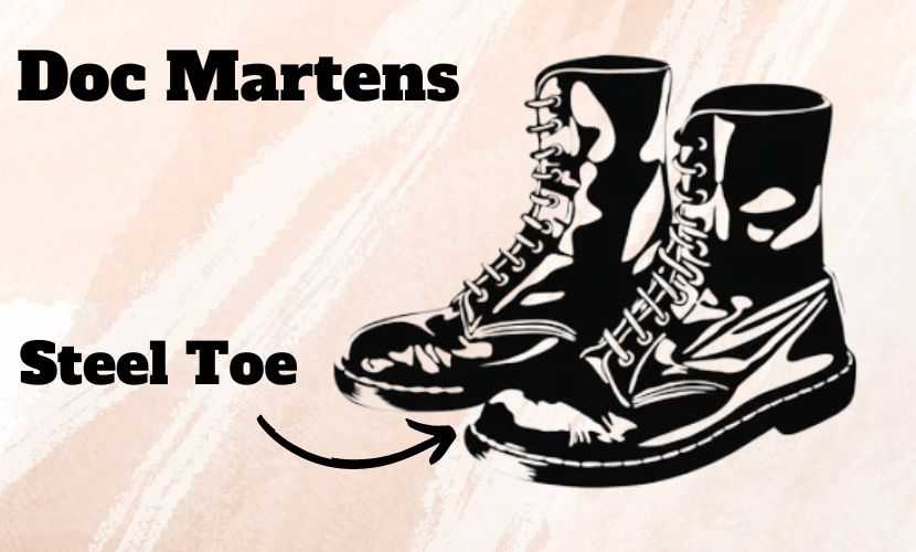 steel toe cap of doc martens 