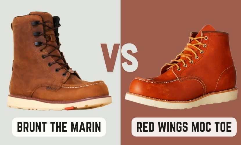 Brunt The Marin Vs Red Wings Moc Toe