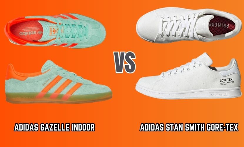 adidas gazelle indoor vs adidas stan smith gore-tex