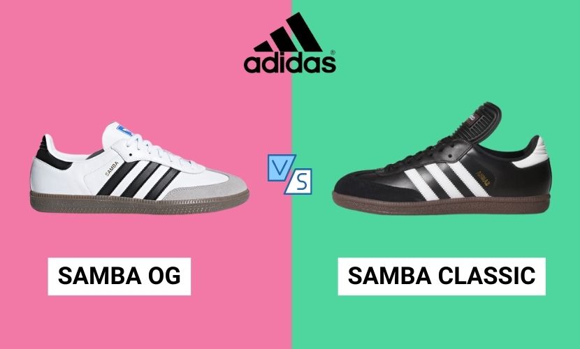 adidas samba og vs adidas classic
