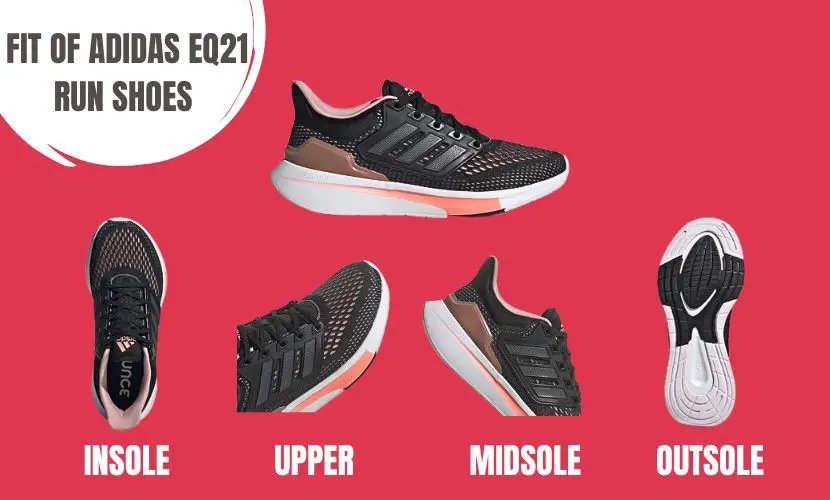 FIT OF ADIDAS EQ21 RUN SHOES 