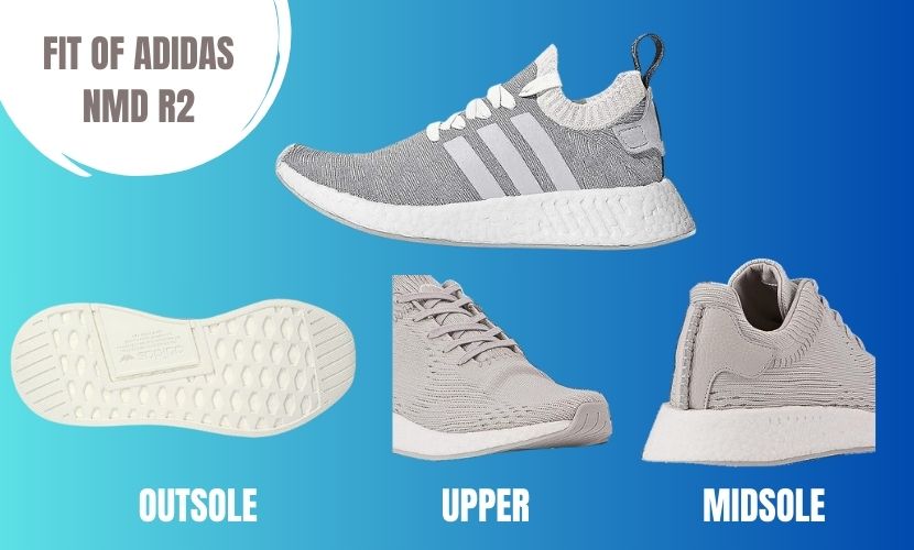 FIT OF ADIDAS NMD R2