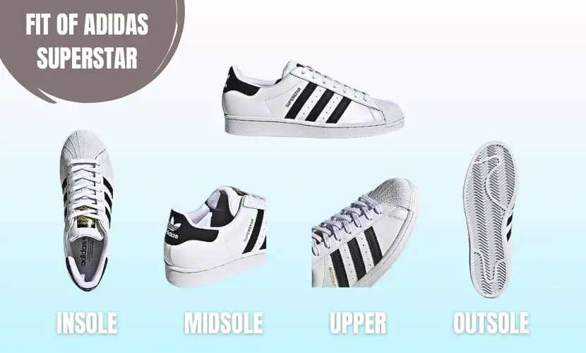 FIT OF ADIDAS SUPERSTAR