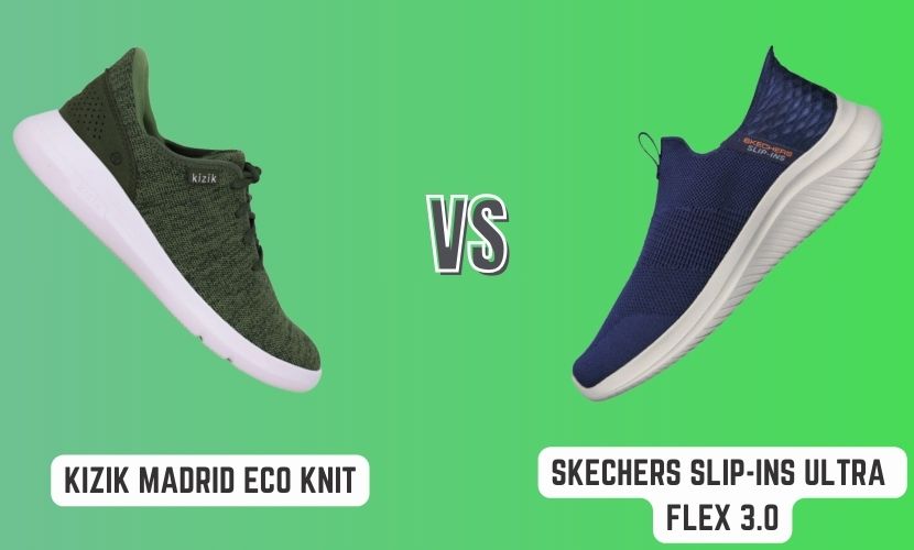 Kizik Madrid Eco Knit VS. Skechers Slip-Ins Ultra Flex 3.0