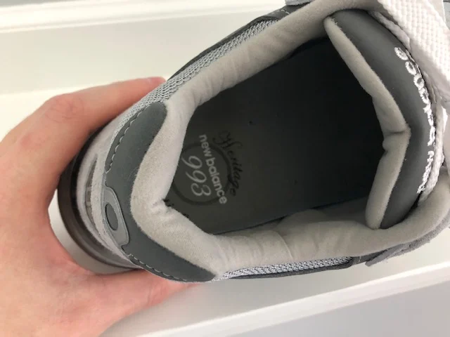 New Balance 993 in sole