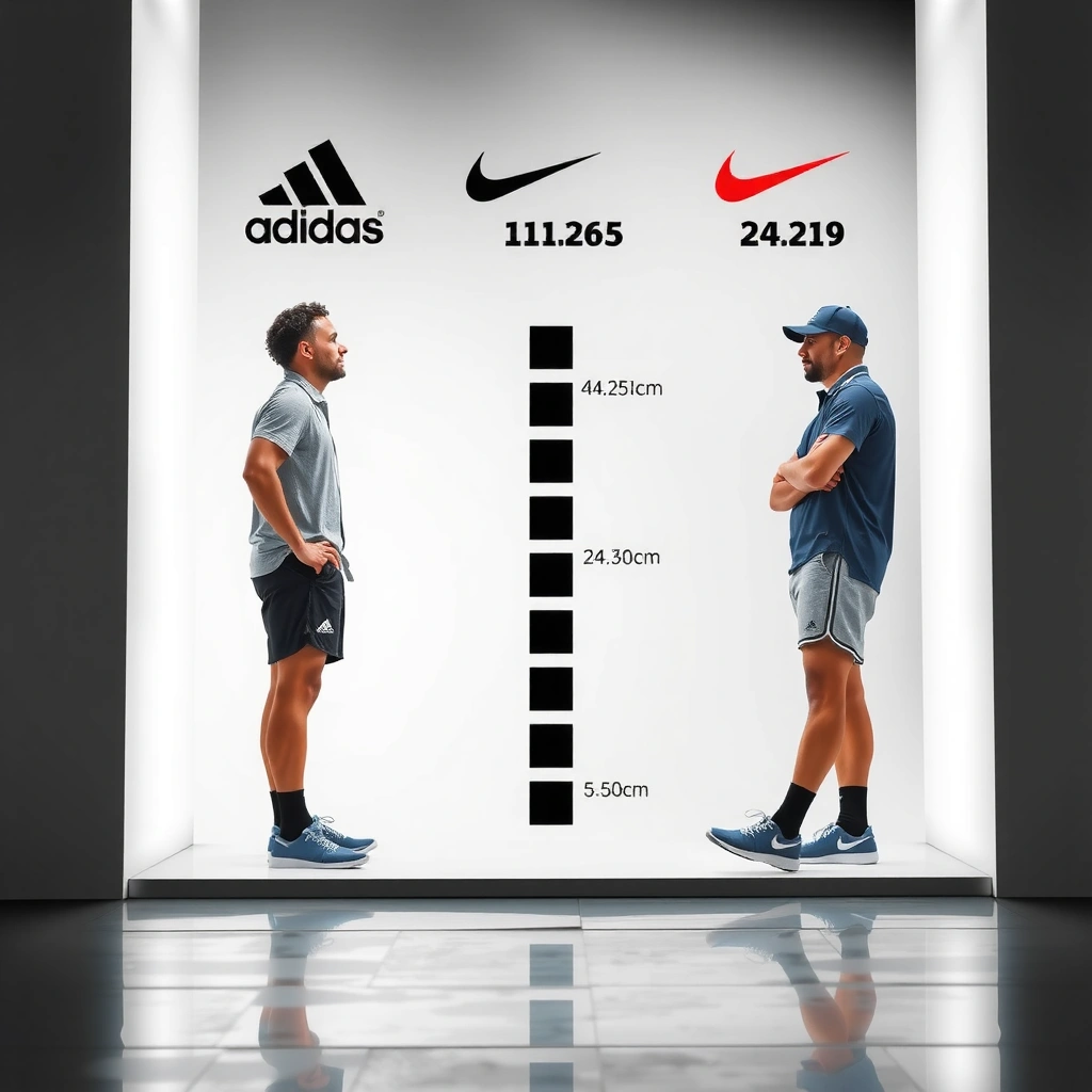 adidas vs nike Sizing - adidas vs nike size chart