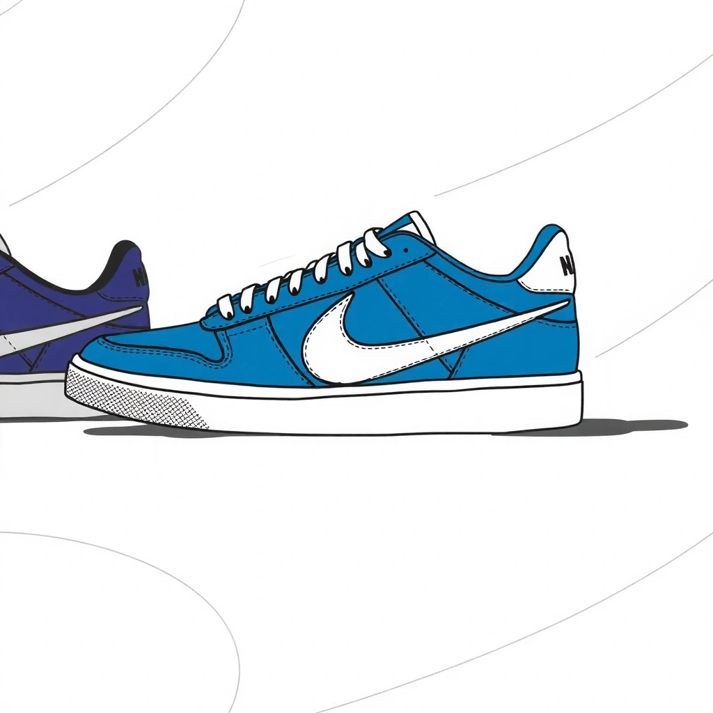 Basic Shapes and Proportions - how to draw shoes nike