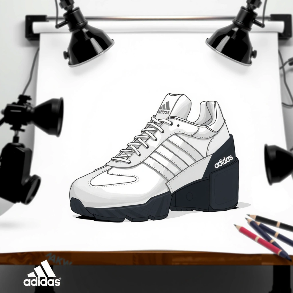 Reference and Drawing Tools - how to draw a adidas shoe