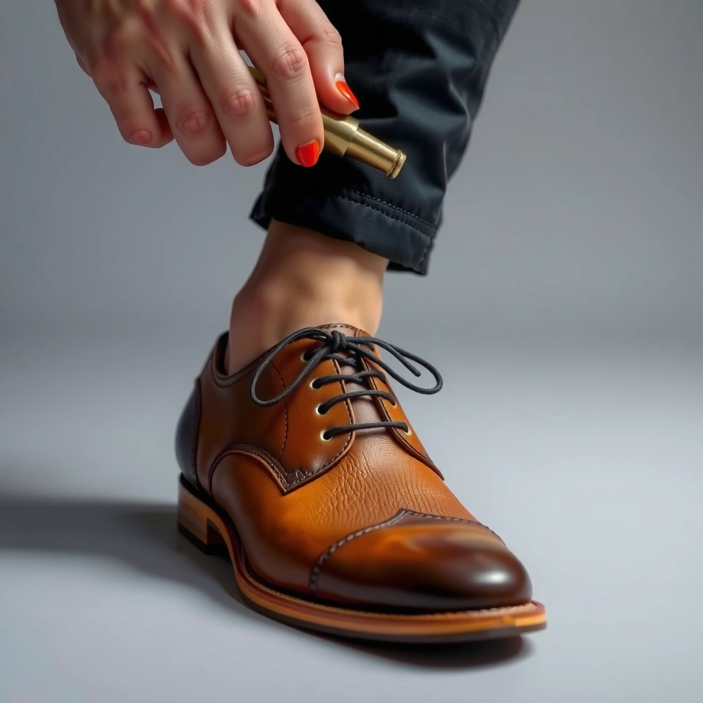 Crease Type - how to remove creases from leather shoes