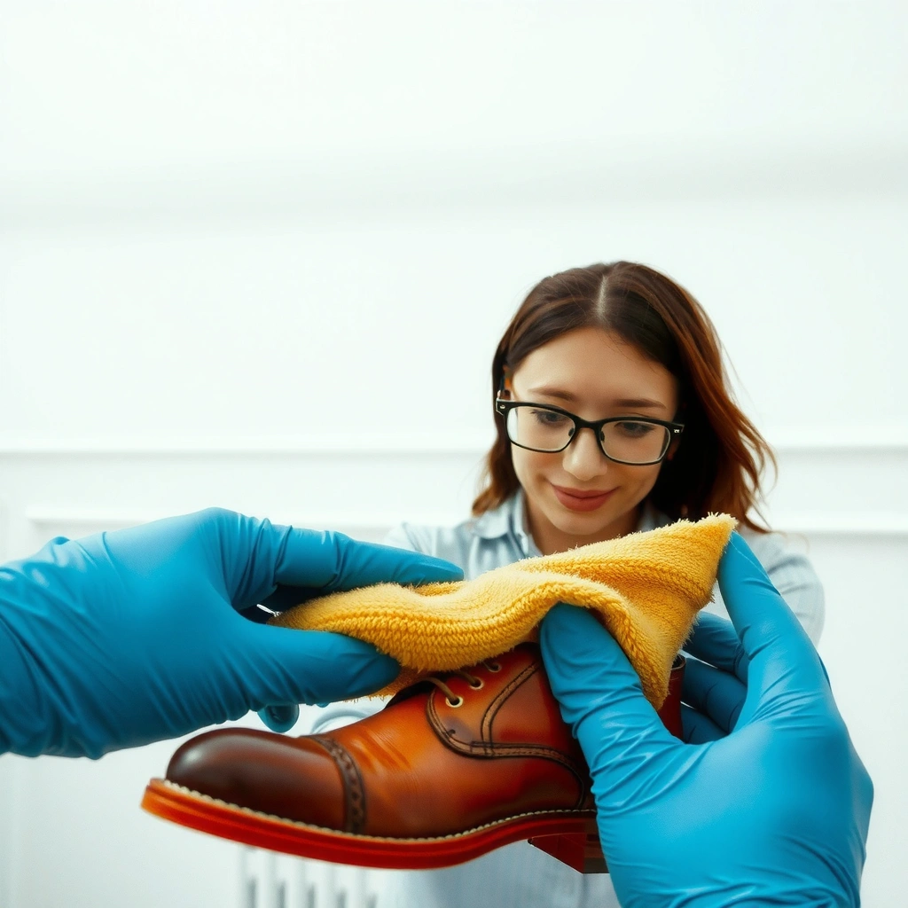 Damage Assessment - how to remove mold from leather shoes