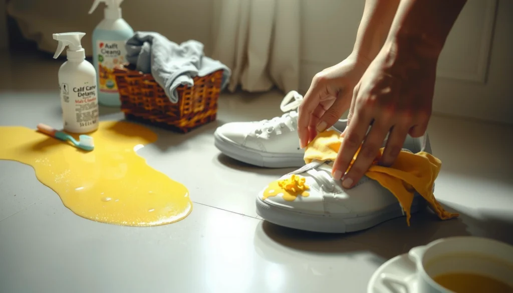 How to Remove Yellow Stains From Shoes: Effective Cleaning Steps