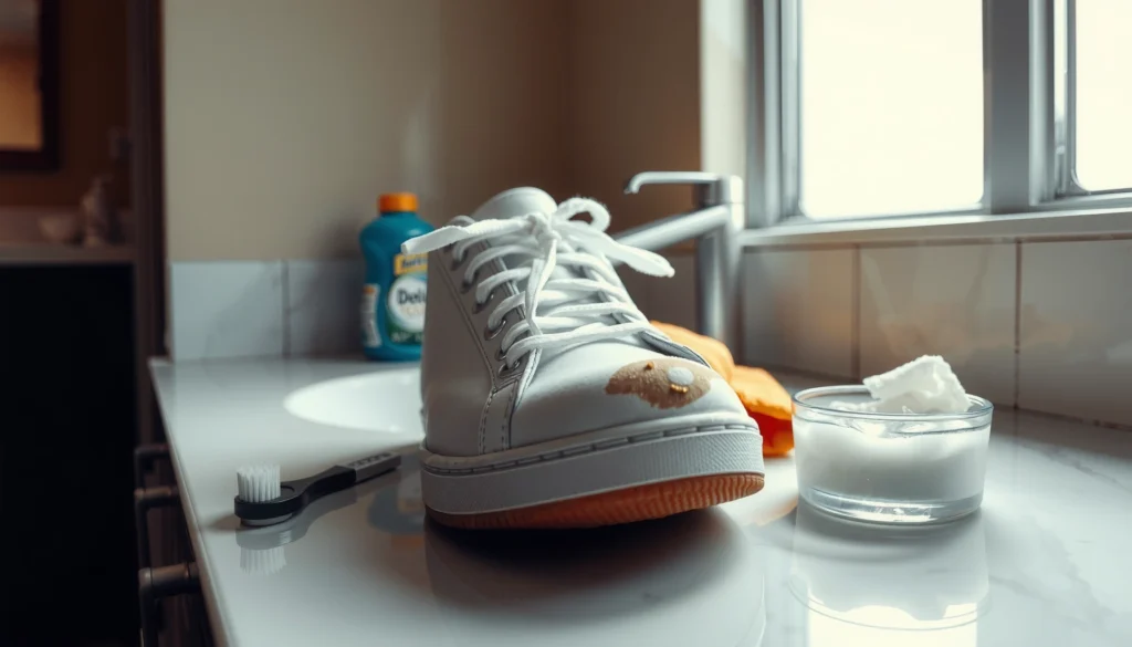 How to Remove Stain from White Shoes: Easy Cleaning Steps