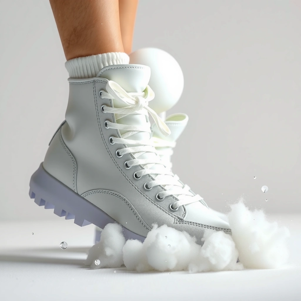 Gather - how to clean white on cloud shoes