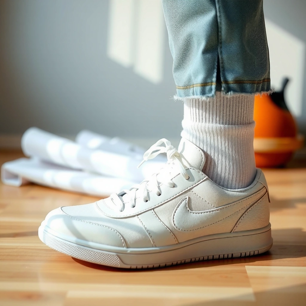 Gather Cleaning Supplies - how to clean cloth shoes white