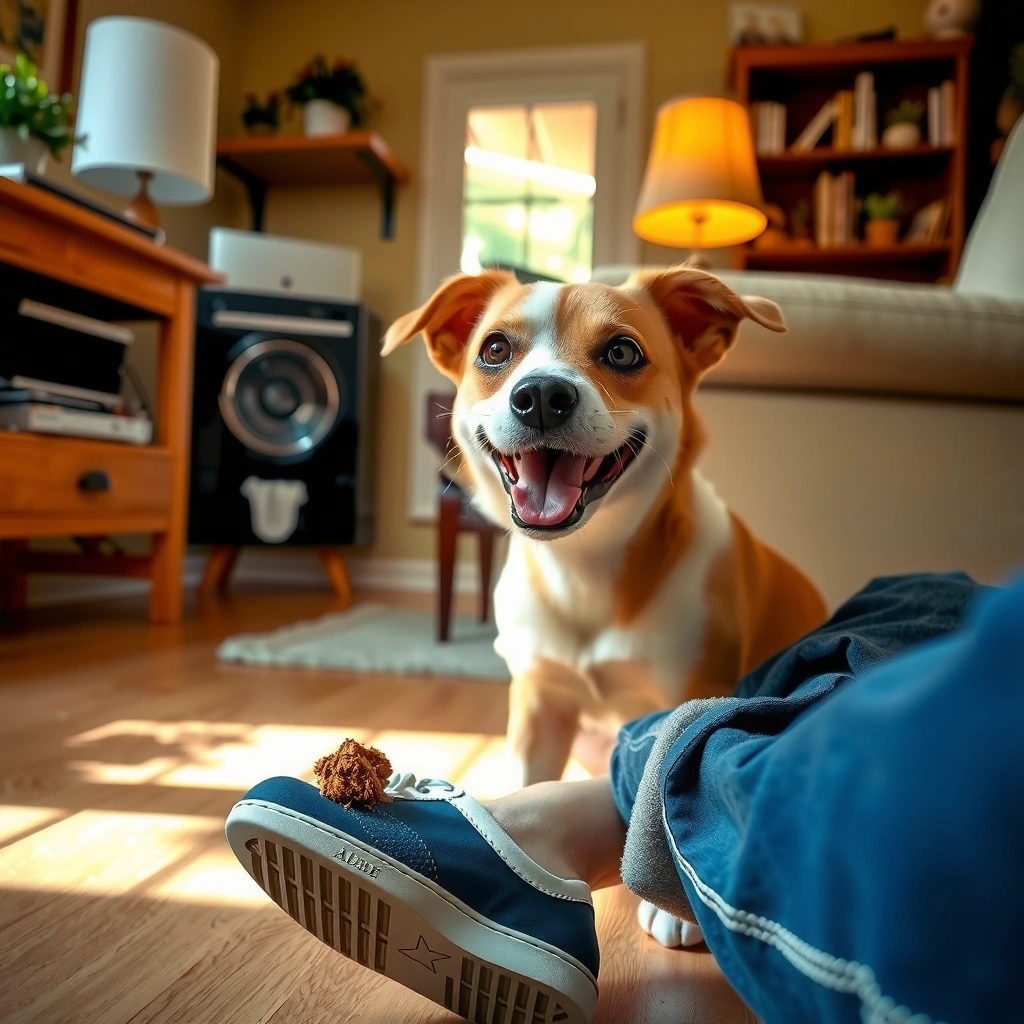 Gather Cleaning Supplies - how to clean dog poop out of shoes