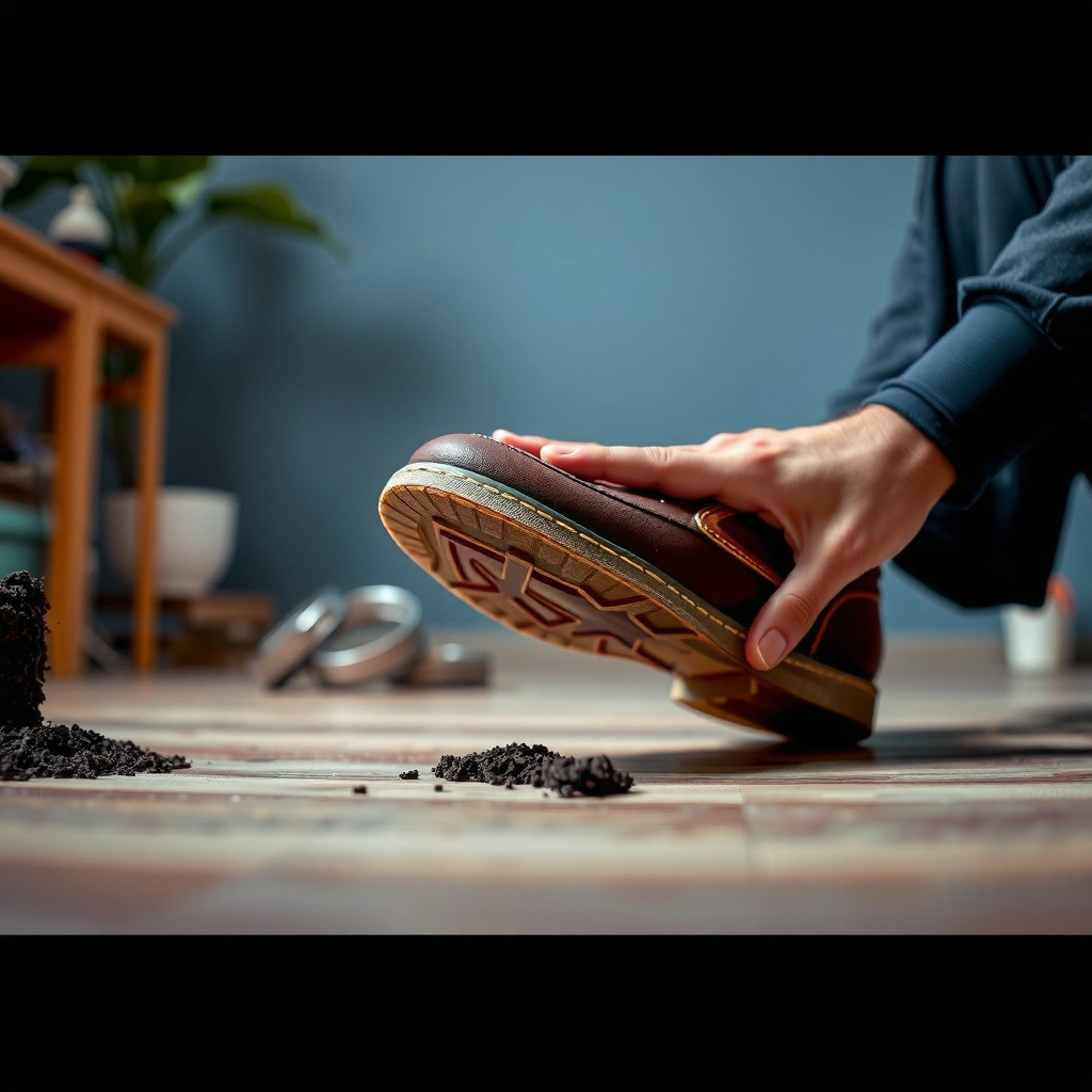 Safety Check - how do you remove tar from shoes