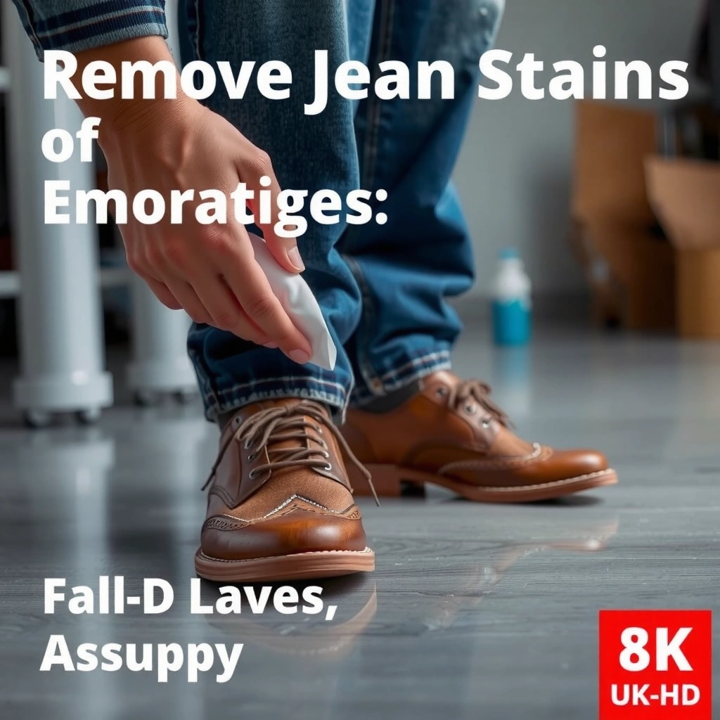 Shoe Material - how to remove jean stains from shoes