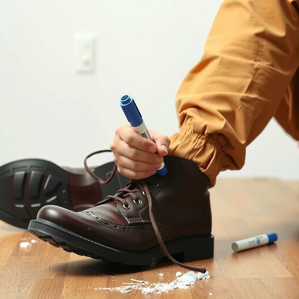 Shoe Material - how to remove permanent marker from shoes