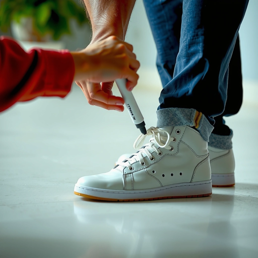 Shoe Material - how to remove permanent marker on shoes