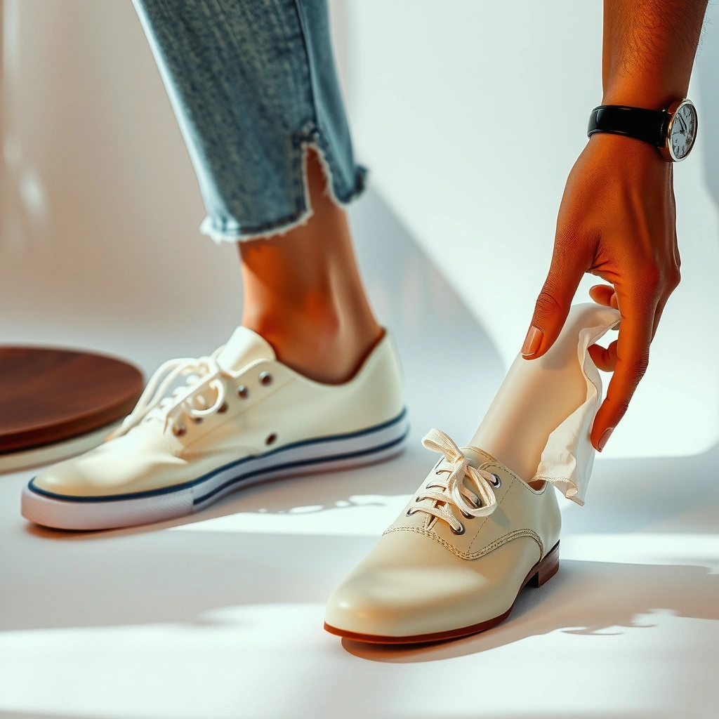 Stain Type - how to remove stain from white shoes