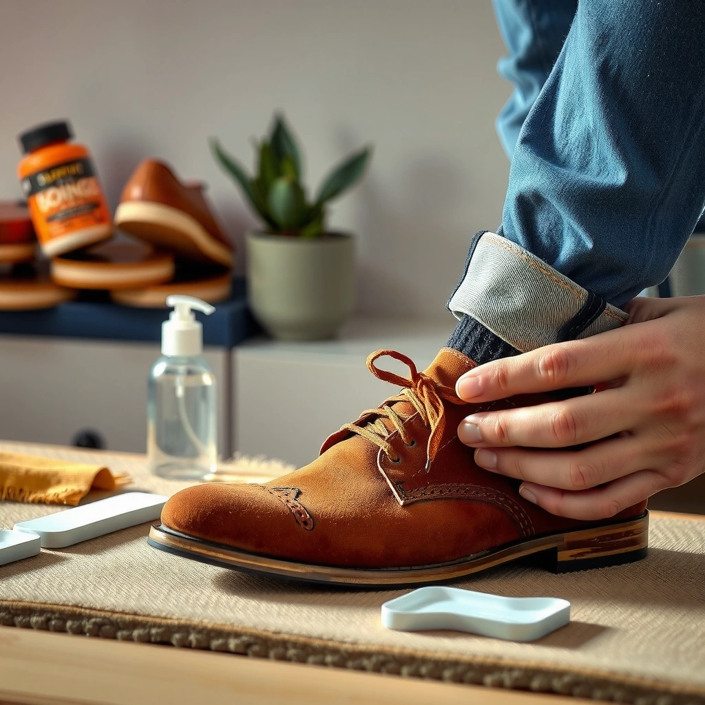 Suede Cleaning - how to remove marks from suede shoes
