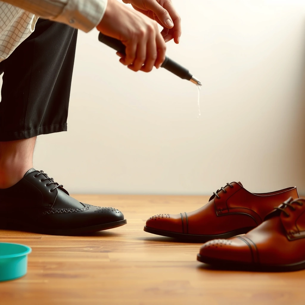 Supplies - how to clean leather shoes