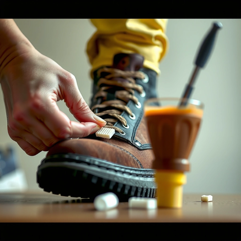 Supplies - how to remove gum from shoes