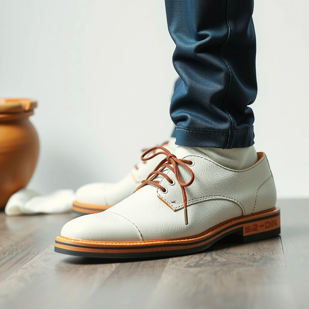 Supplies - how to clean white leather shoes