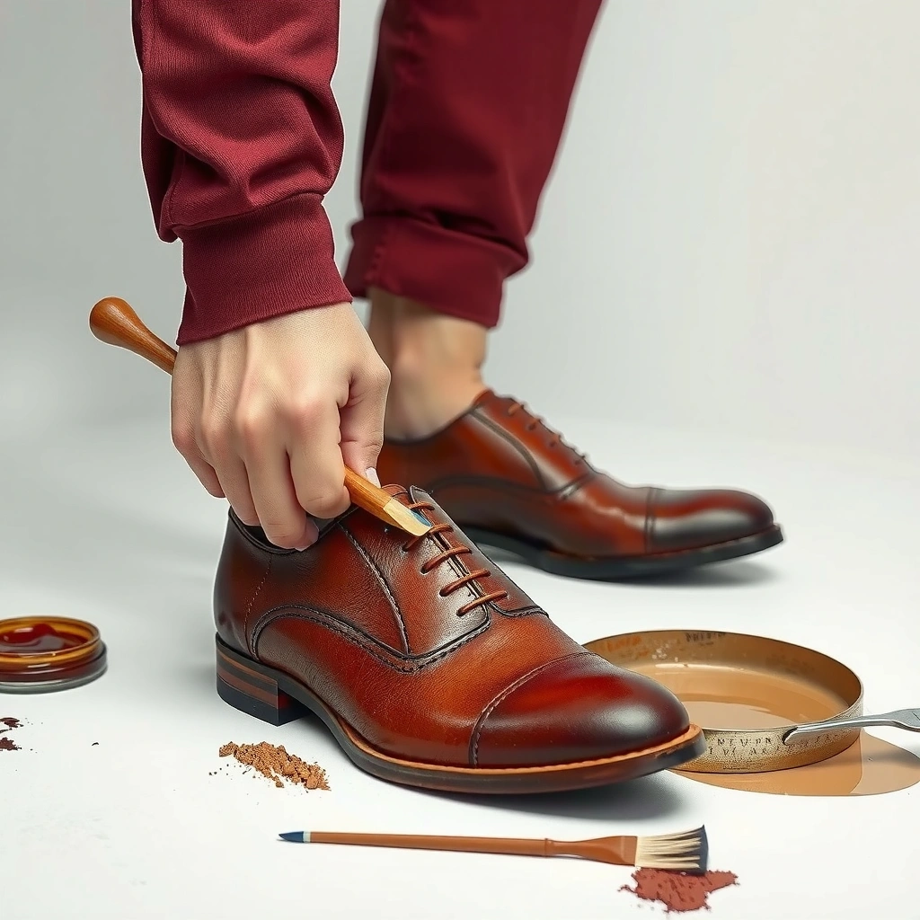 Supplies - how to remove paint from leather shoes