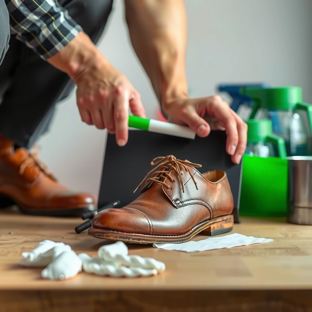 Supplies - how to remove scuff marks from leather shoes