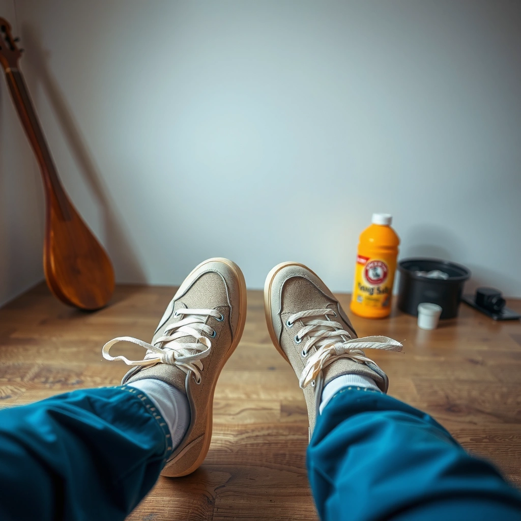 Supplies - how to clean shoes with baking soda