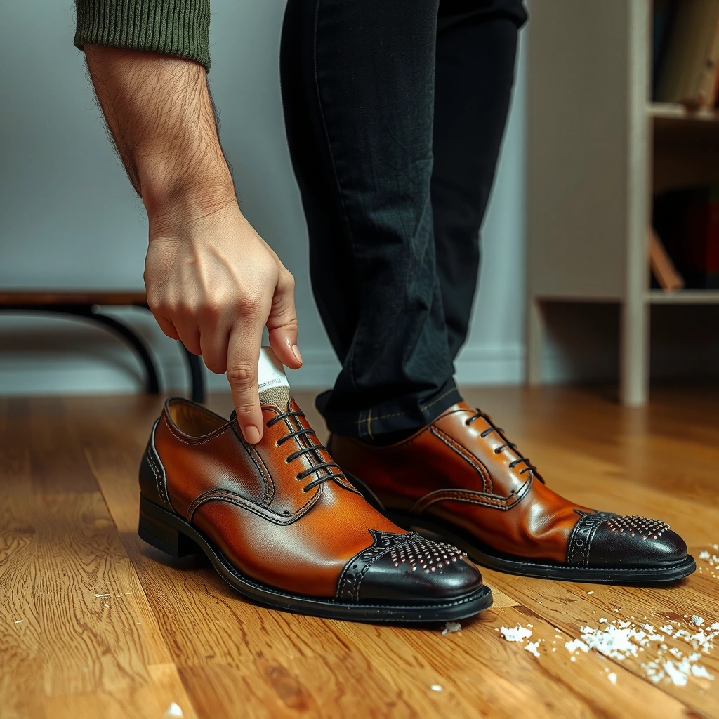 Ventilate Your Shoes - how to remove mould from leather shoes