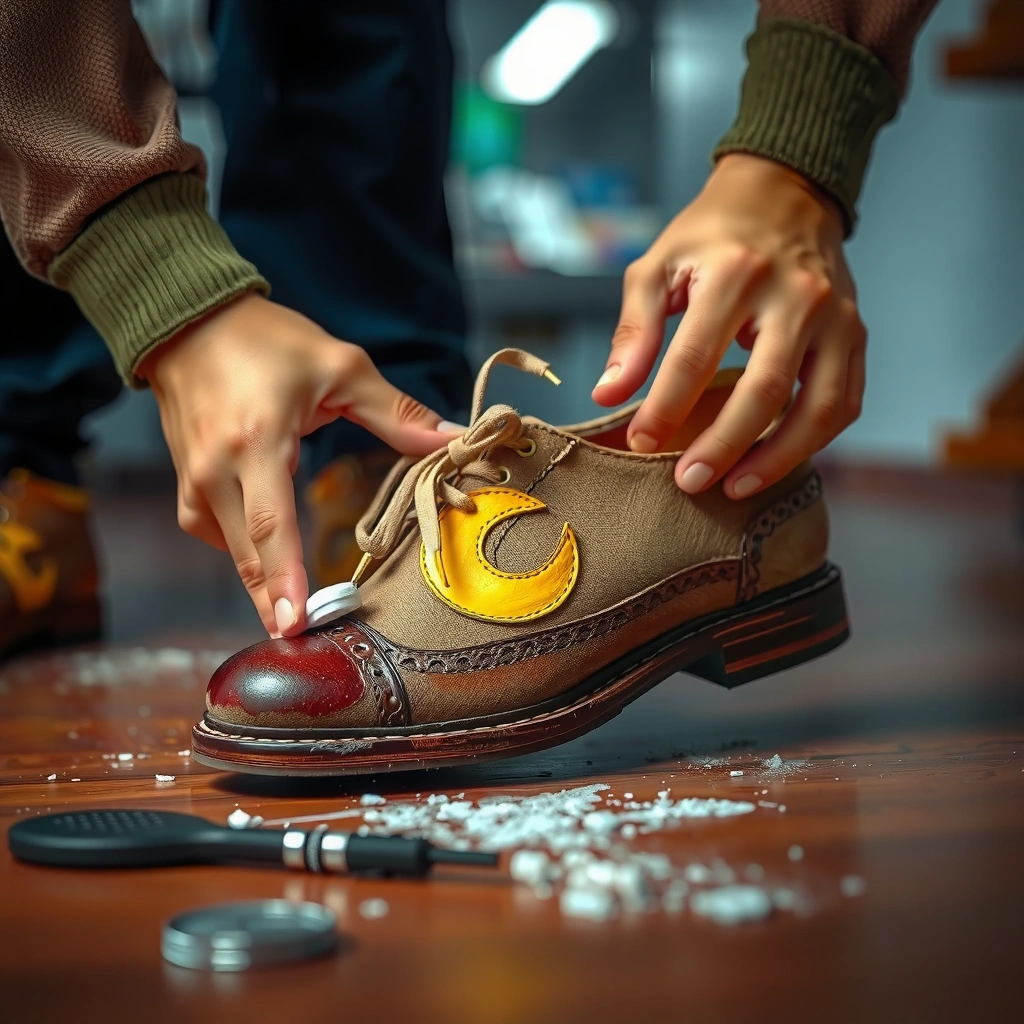 Yellow Stain - how to remove yellow stains on shoes